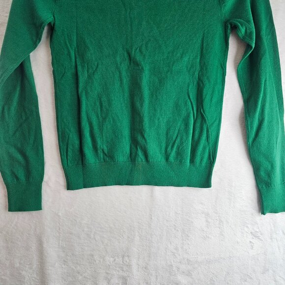J. Crew Women Classic Cardigan Green XXS Button Up Sweater Cotton E5957 Solid - Picture 11 of 11